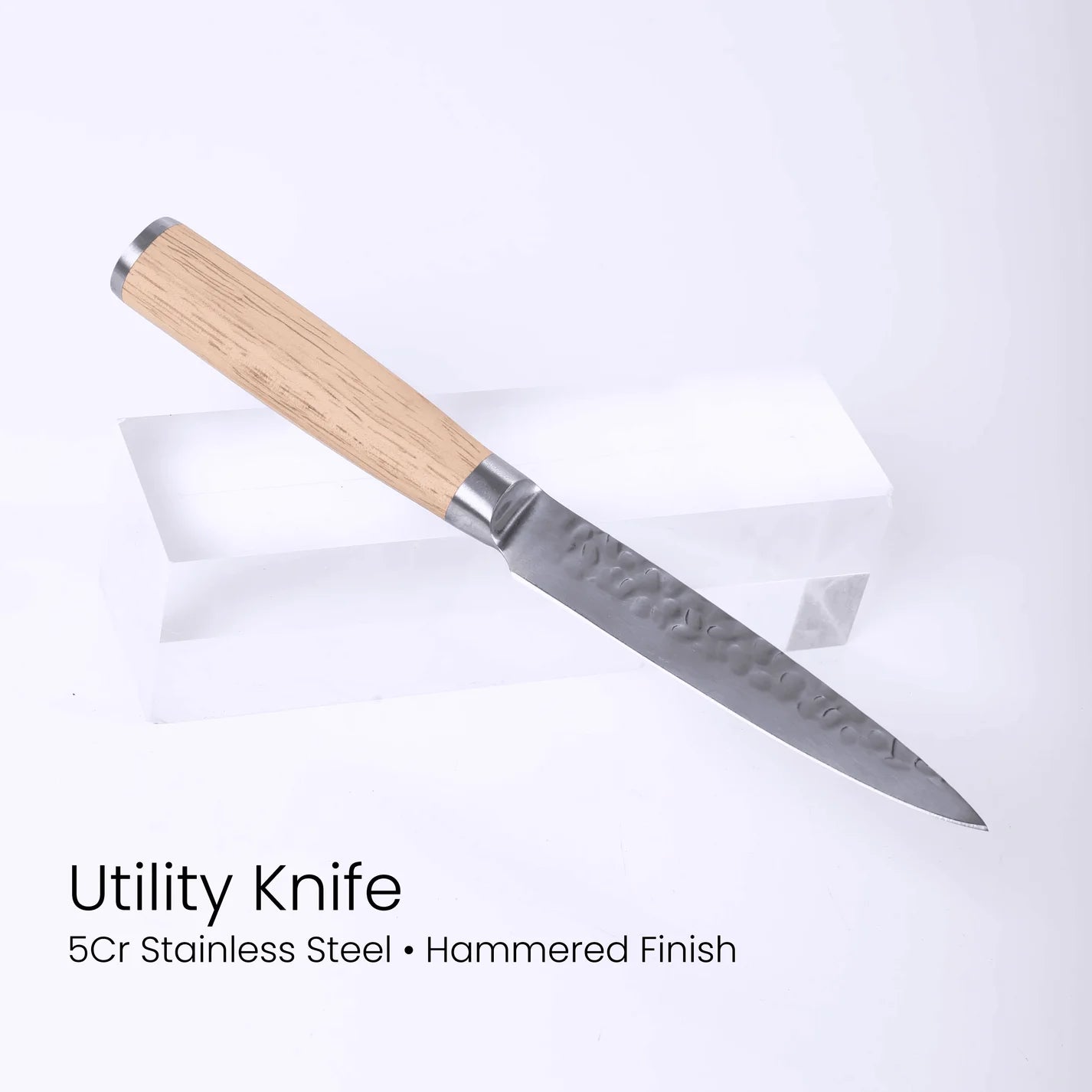 Kitchen Knife Set with Magnetic Block Stand