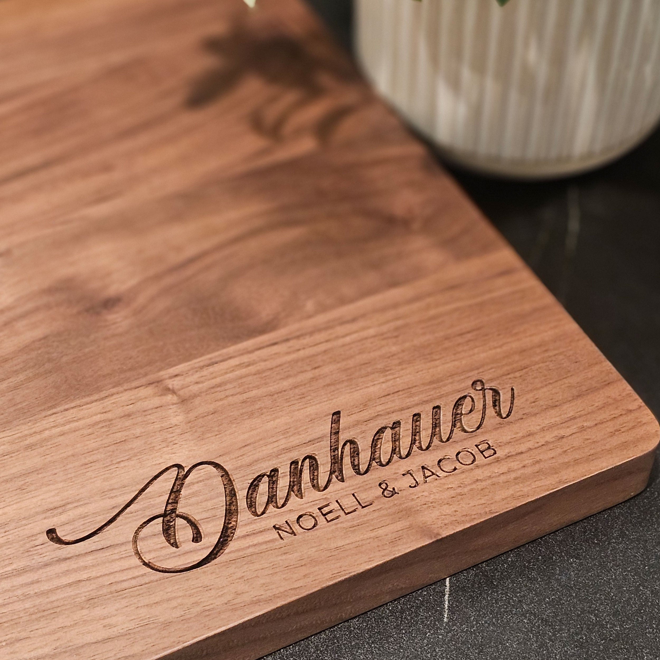 Personalized Walnut Cutting Board