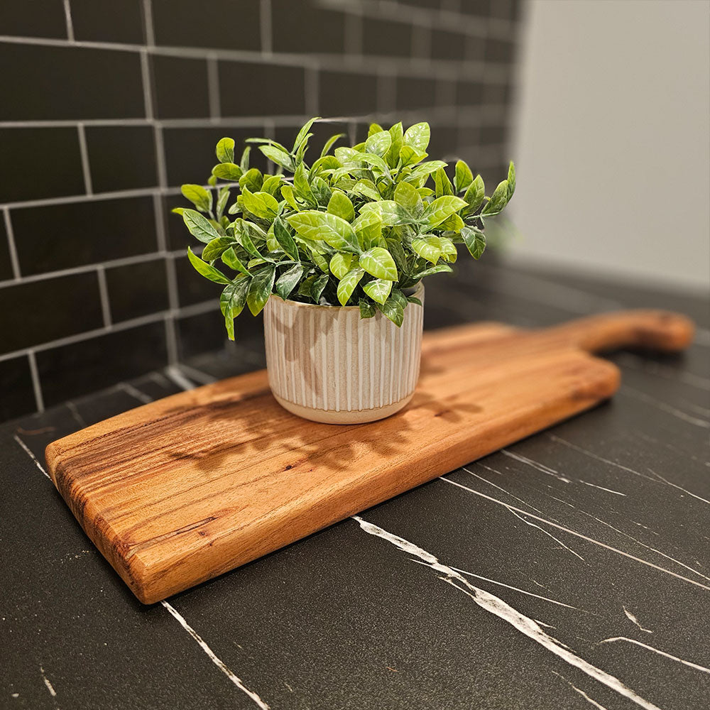 East Indian Walnut Long Live Edge Bread/Appetizer Board