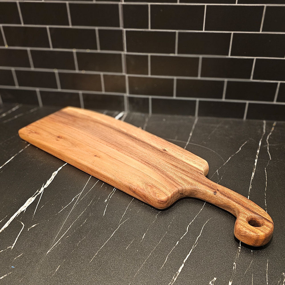 East Indian Walnut Long Live Edge Bread/Appetizer Board