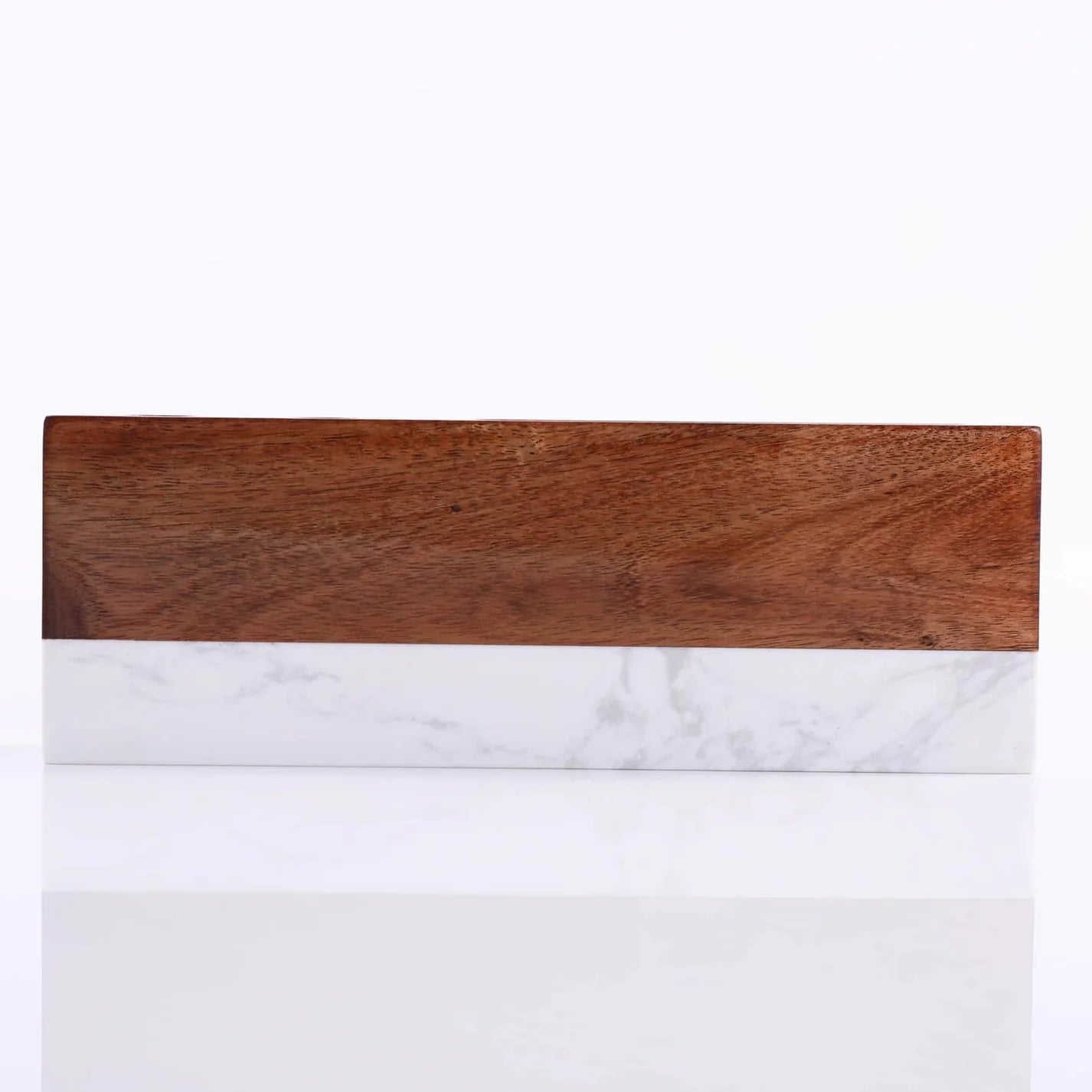 Marble Desk Name Plate with Pen and Business Card Holder