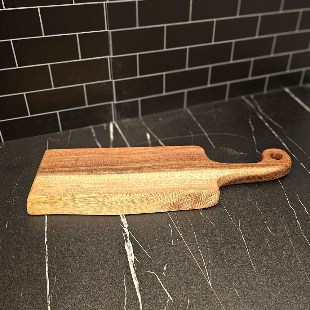 East Indian Walnut Medium Live Edge Bread/Appetizer Board