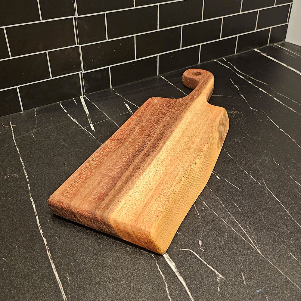 East Indian Walnut Medium Live Edge Bread/Appetizer Board