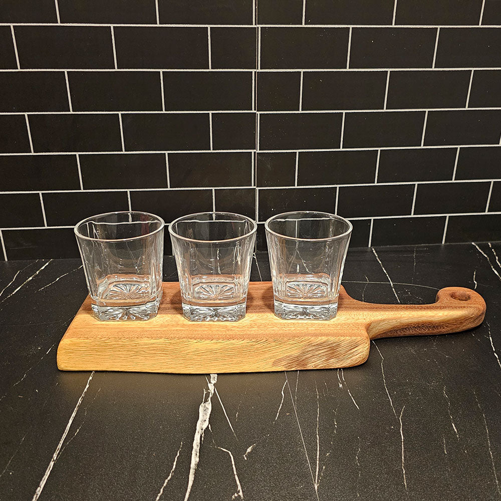 East Indian Walnut Medium Live Edge Bread/Appetizer Board