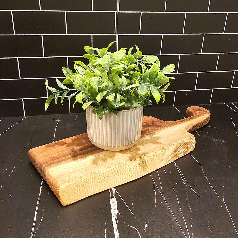 East Indian Walnut Medium Live Edge Bread/Appetizer Board