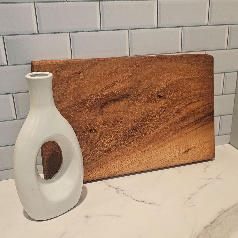 Premium, All Dark Grain, Medium Square End Cutting Board
