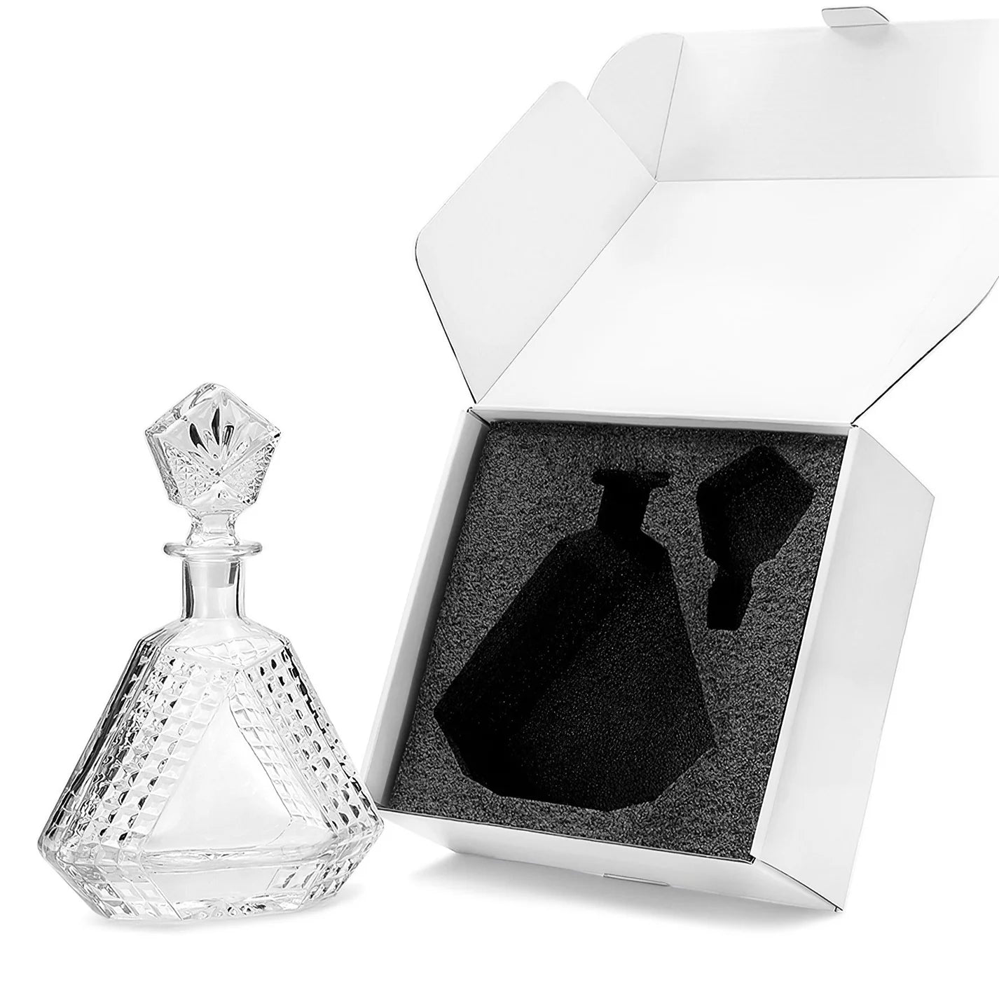 Triangle Whiskey Decanter