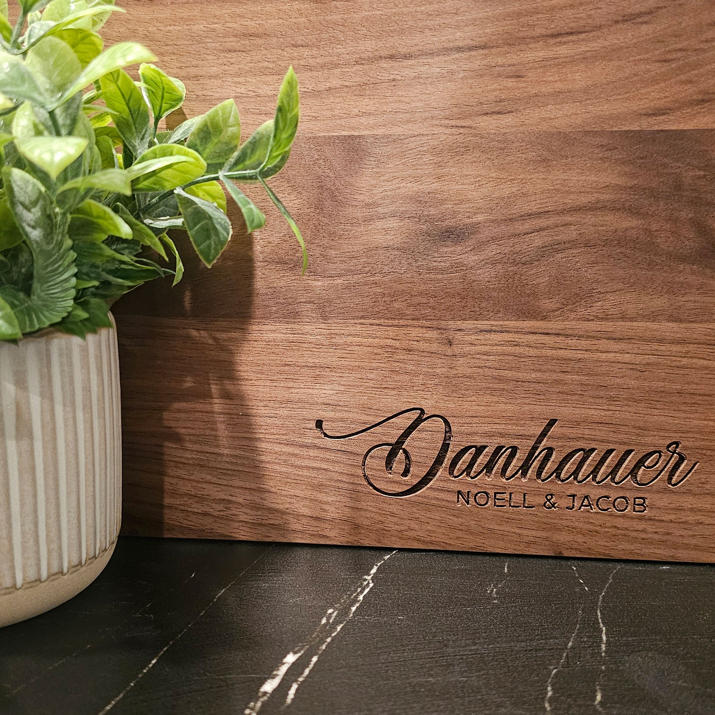 Personalized Walnut Cutting Board
