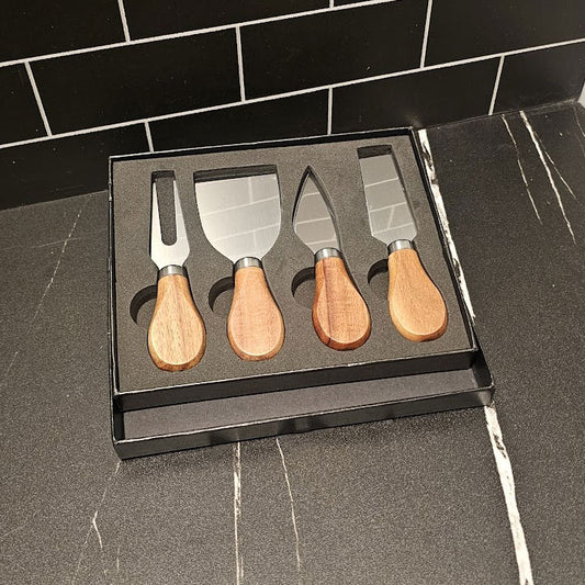 Acacia Wood Handle Stainless Steel Utensil Set