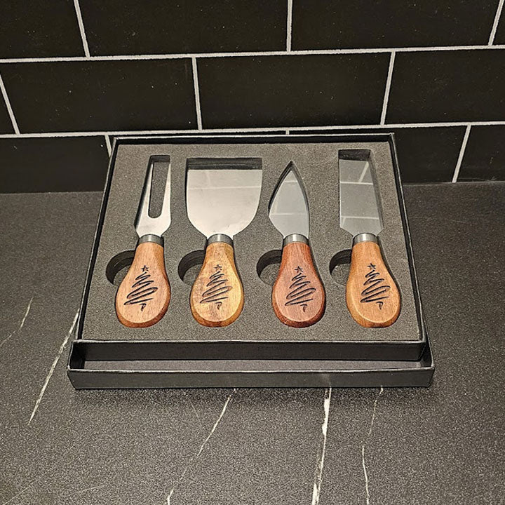 Acacia Wood Handle Stainless Steel Utensil Set