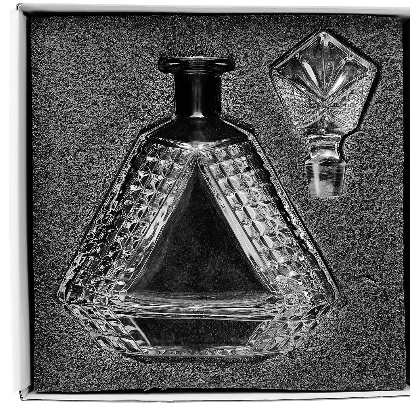 Triangle Whiskey Decanter